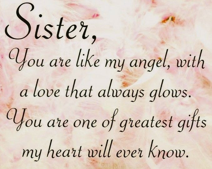 Quotes About Sisters Birthday
 "Sister you are one of the greatest Gifts my Heart will