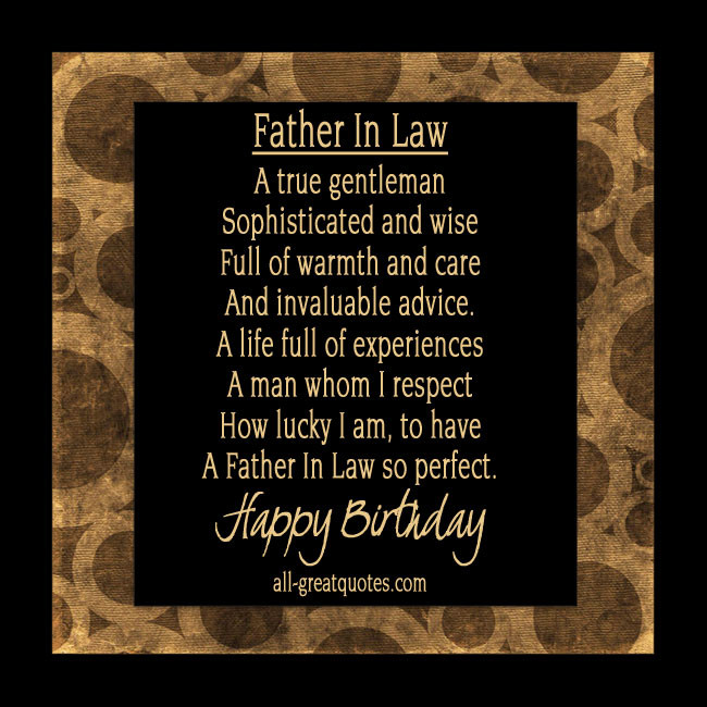Quotes For Fathers Birthday
 Famous Quotes About Father In Laws QuotesGram