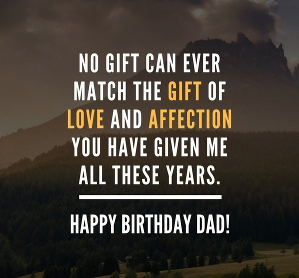 Quotes For Fathers Birthday
 207 Wonderful Happy Birthday Dad Quotes & Wishes BayArt