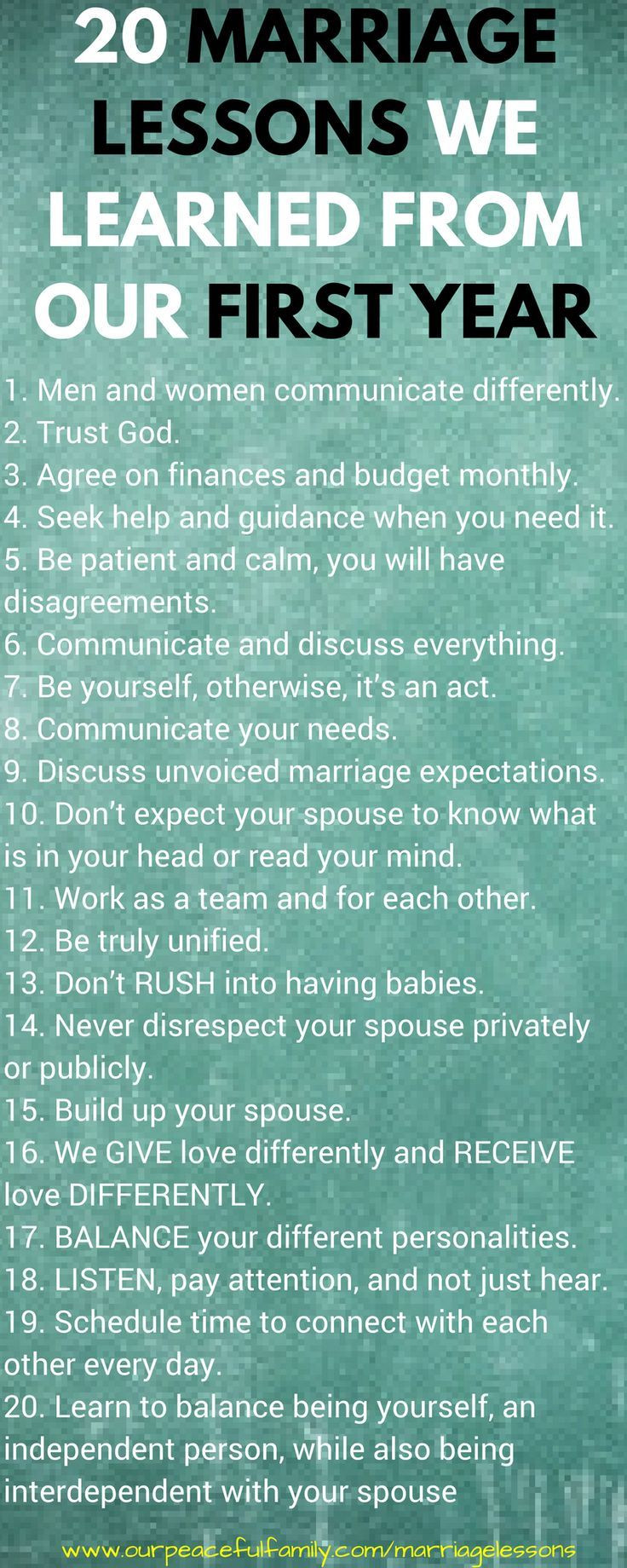 Quotes For Marriages
 20 Marriage Lessons We Learned From Our First Year of