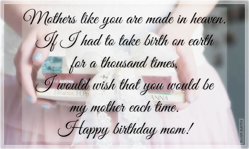 Quotes For Mothers Birthday
 Happy Birthday In Heaven Quotes For QuotesGram