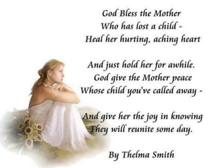 Quotes For Mothers Who Have Lost A Child
 Pin on Loss of Child Sympathy