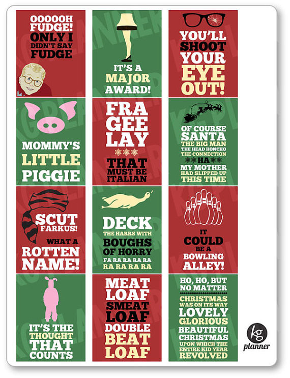 Quotes From Christmas Story
 Winter Planner Sticker Roundup Long Story Short