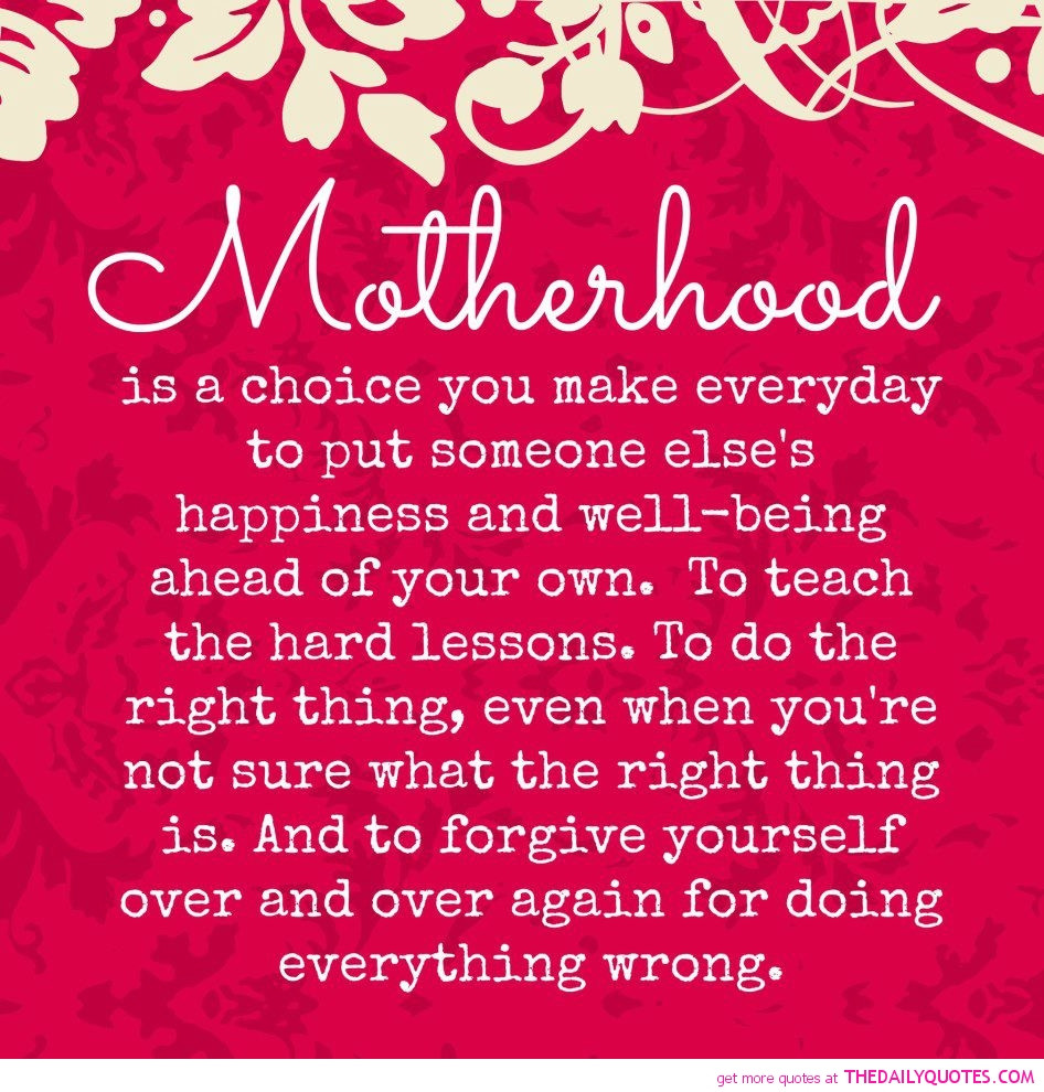 Quotes Motherhood
 Mothers Love Quotes And Poems QuotesGram