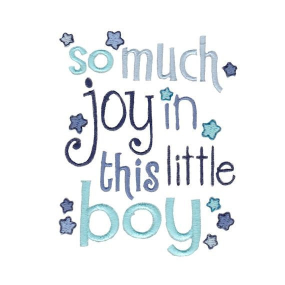 Quotes On Baby Boys
 So Much Joy in This Little Boy Baby Boy Bodysuit by