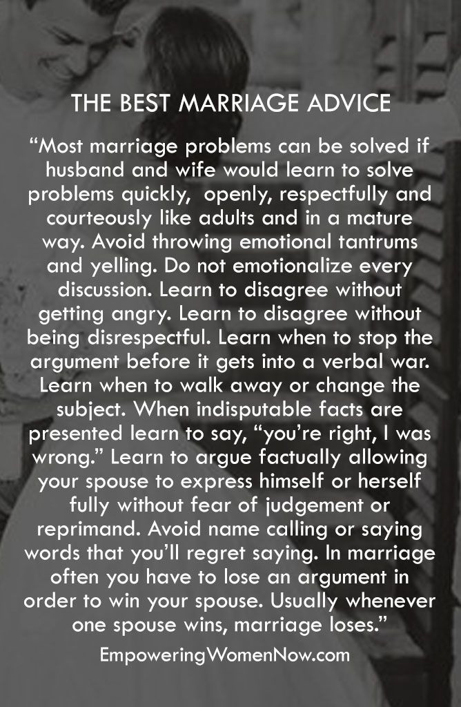 Quotes On Marriage
 The Best Marriage Advice I ve Ever Received