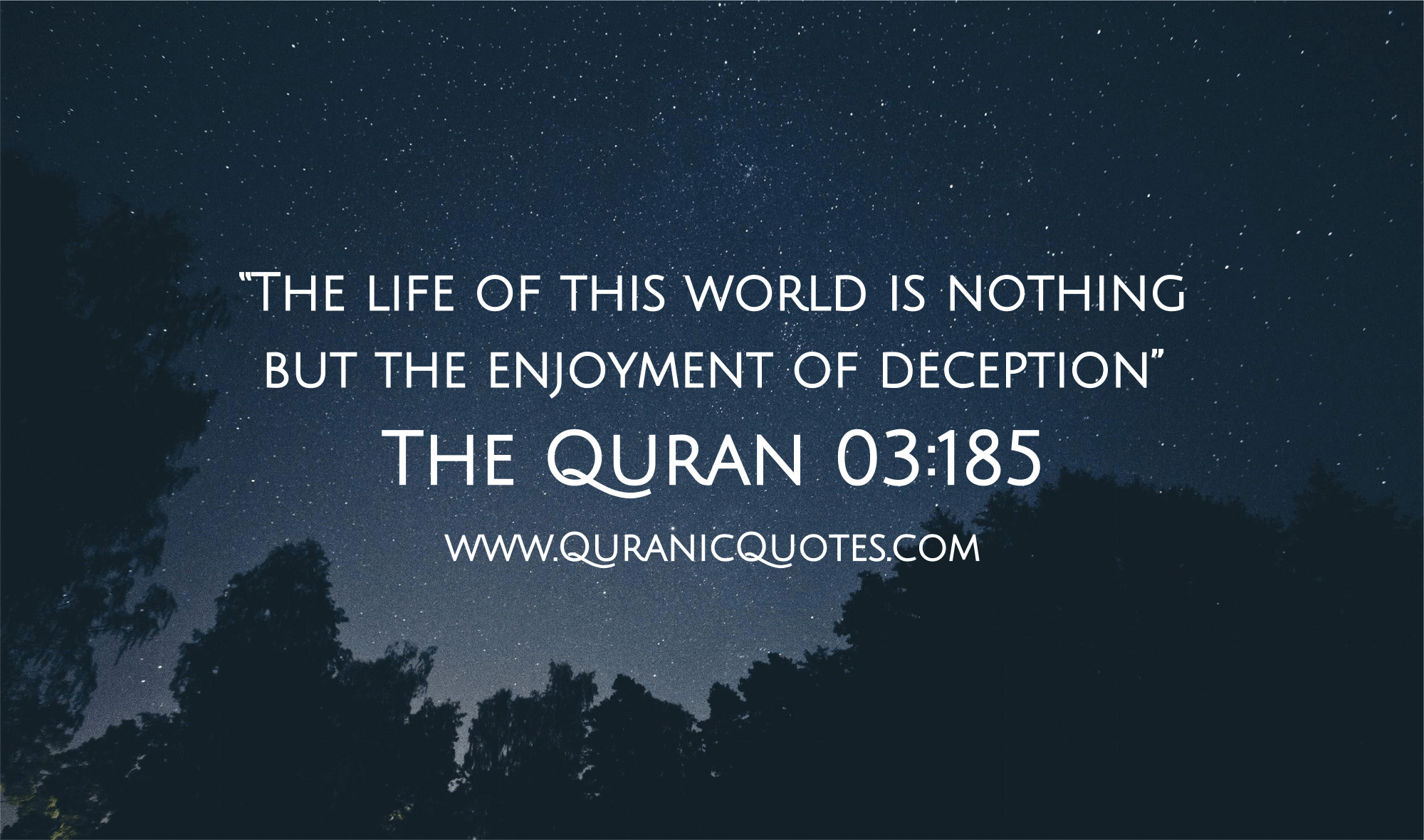 Quran Quotes About Life
 165 The Quran 03 185 Surah al Imran