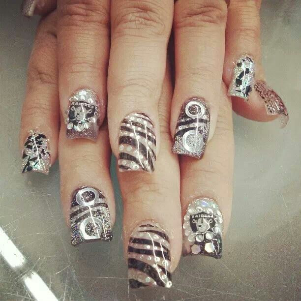 Top 20 Raider Nail Designs - Home, Family, Style and Art Ideas