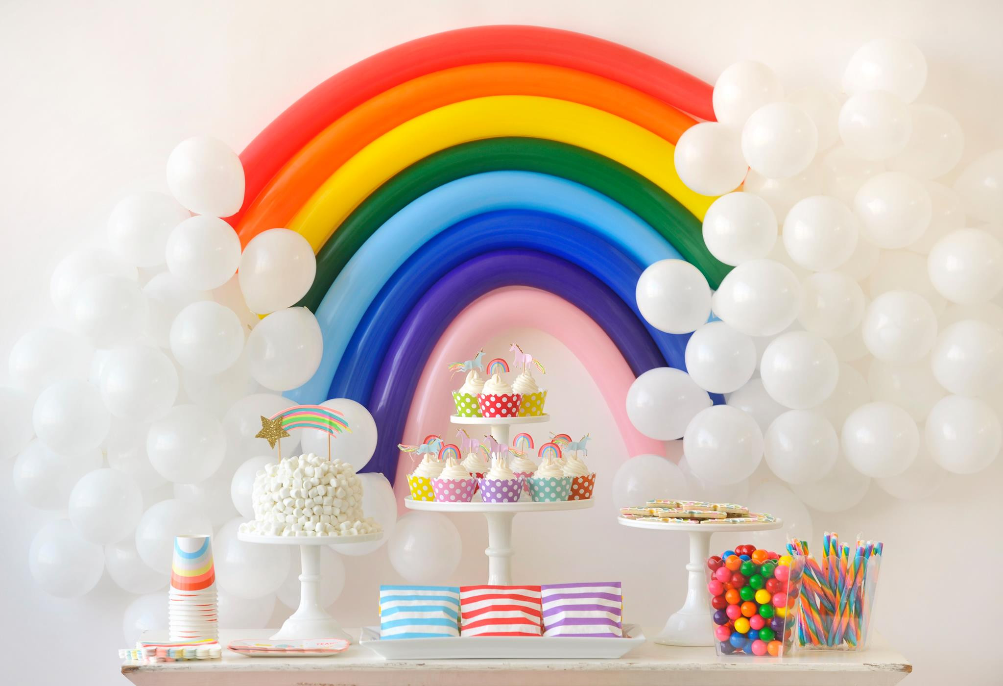 Rainbow Birthday Party Ideas
 Over the Rainbow Birthday Party for Kids Project Nursery