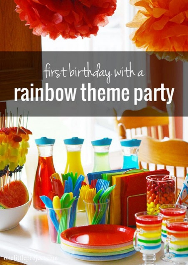 Rainbow Birthday Party Ideas
 14 fun and unique birthday party themes for kids of all ages