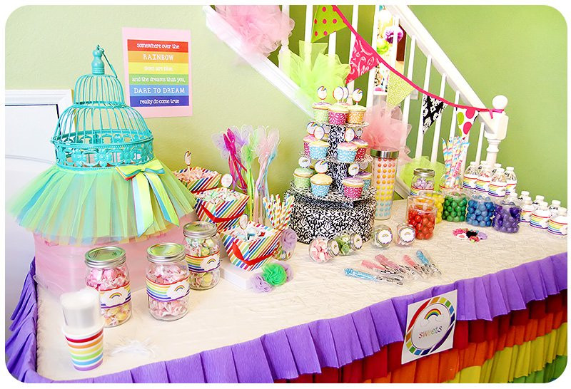 Rainbow Birthday Party Ideas
 Rainbow Theme Birthday Party Ideas and How to