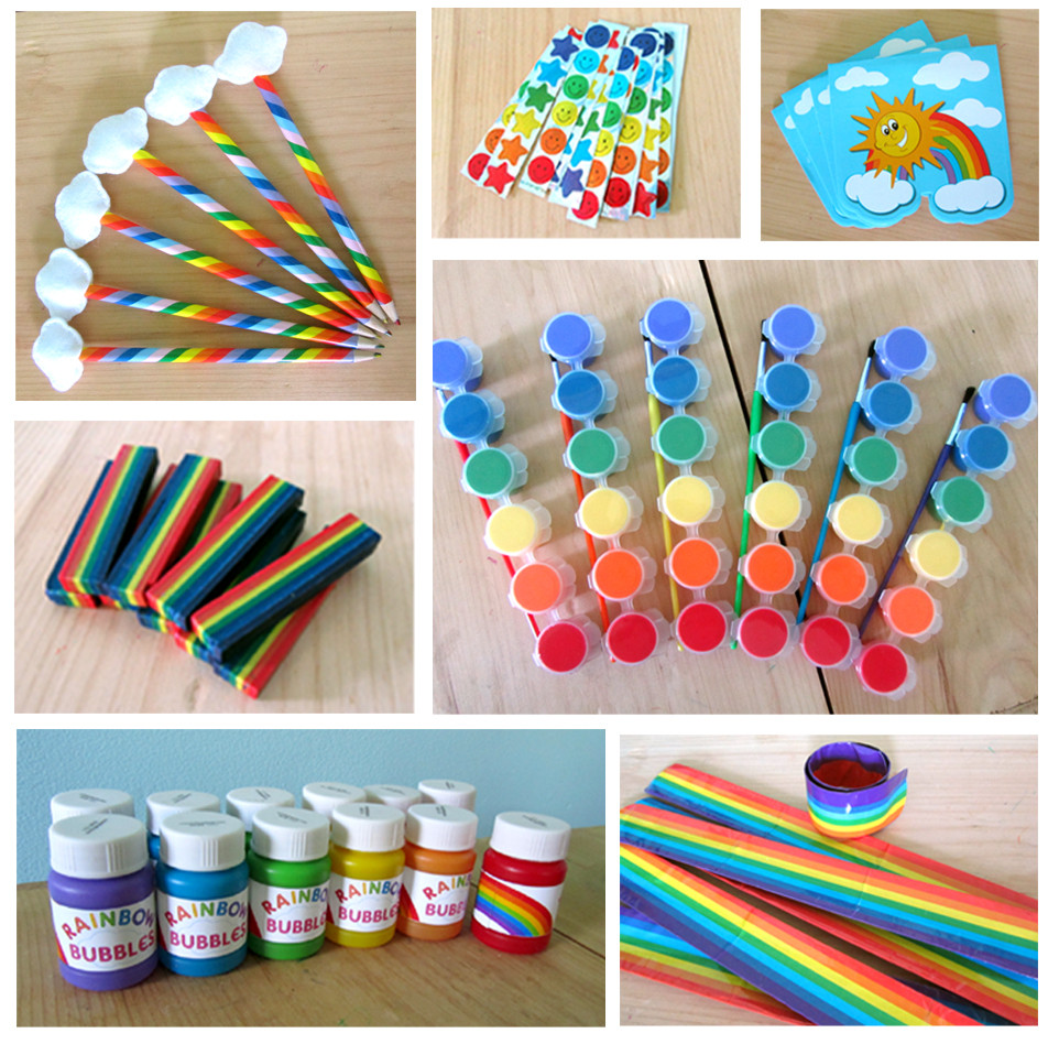 Rainbow Birthday Party Ideas
 from house to home Rainbow Birthday Party