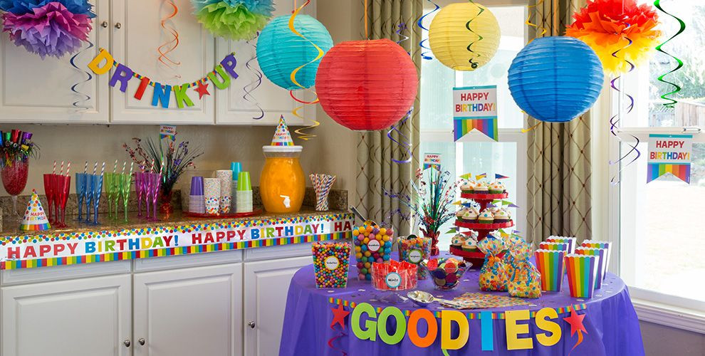 Rainbow Birthday Party Ideas
 Rainbow Birthday Party Supplies