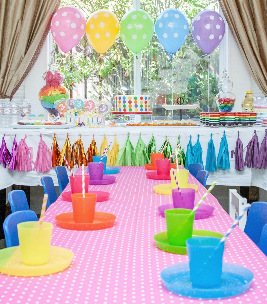 Rainbow Birthday Party Ideas
 Rainbow Party Theme Ideas