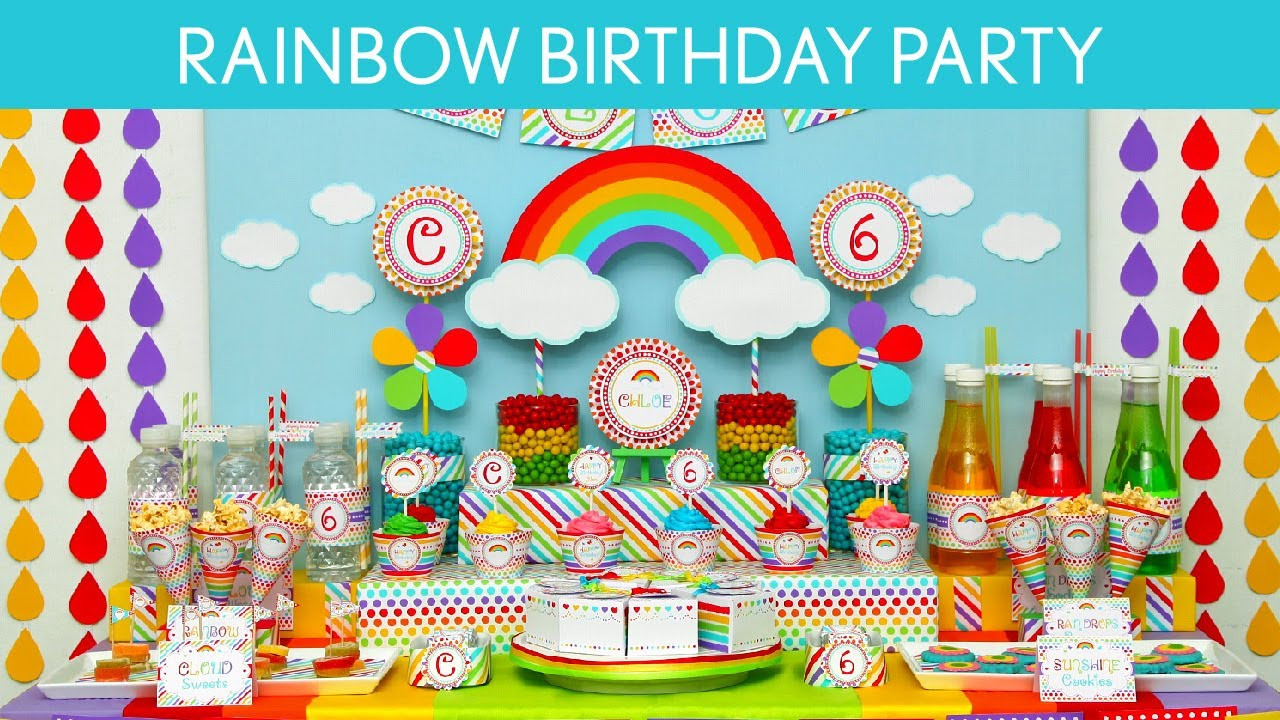 Rainbow Birthday Party Ideas
 Rainbow Birthday Party Ideas Rainbow B41