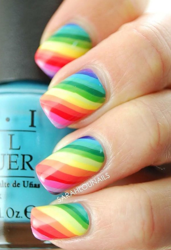 Rainbow Nail Designs
 25 Rainbow Nail Art Ideas That Are Perfect for Summer