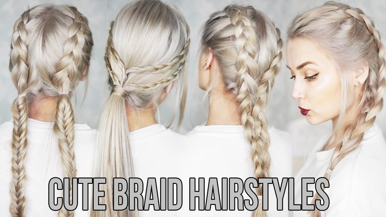 Really Cute And Easy Hairstyles
 3 CUTE & EASY Braid Hairstyles