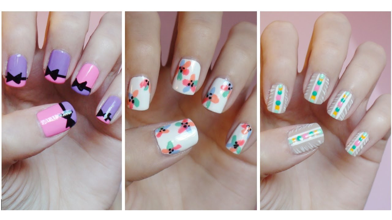 Really Easy Nail Designs
 Easy Nail Art For Beginners 8