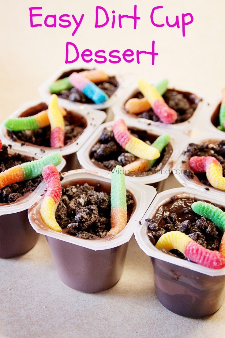 Recipes For Desserts For Kids
 Easy Dirt Cup Desserts Recipe in 2020