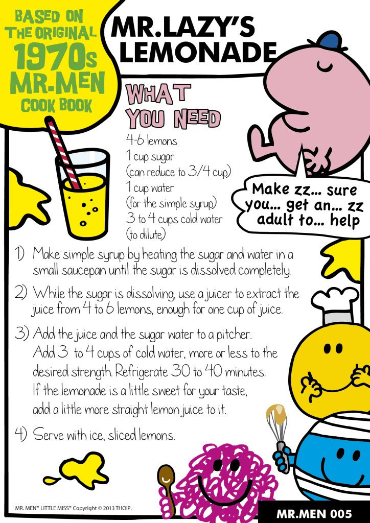Recipes For Kids
 Mr Men Themed Baking Ideas In The Playroom