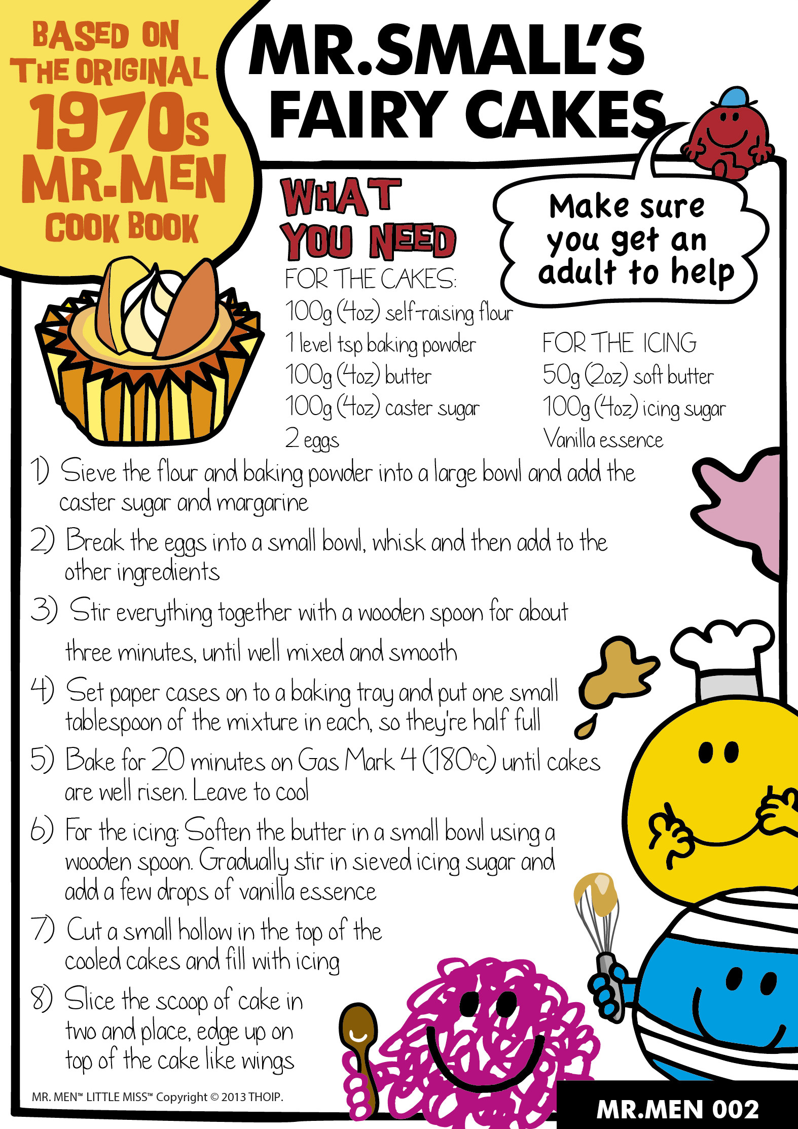 Recipes For Kids
 Mr Men Themed Baking Ideas In The Playroom