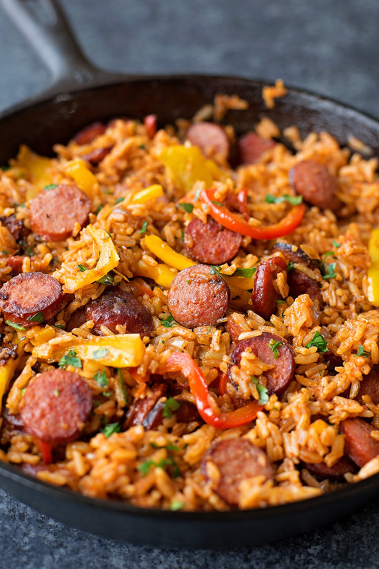 Recipes With Italian Sausage And Rice
 Pepper Sausage Rice Skillet 2 Life Made Simple