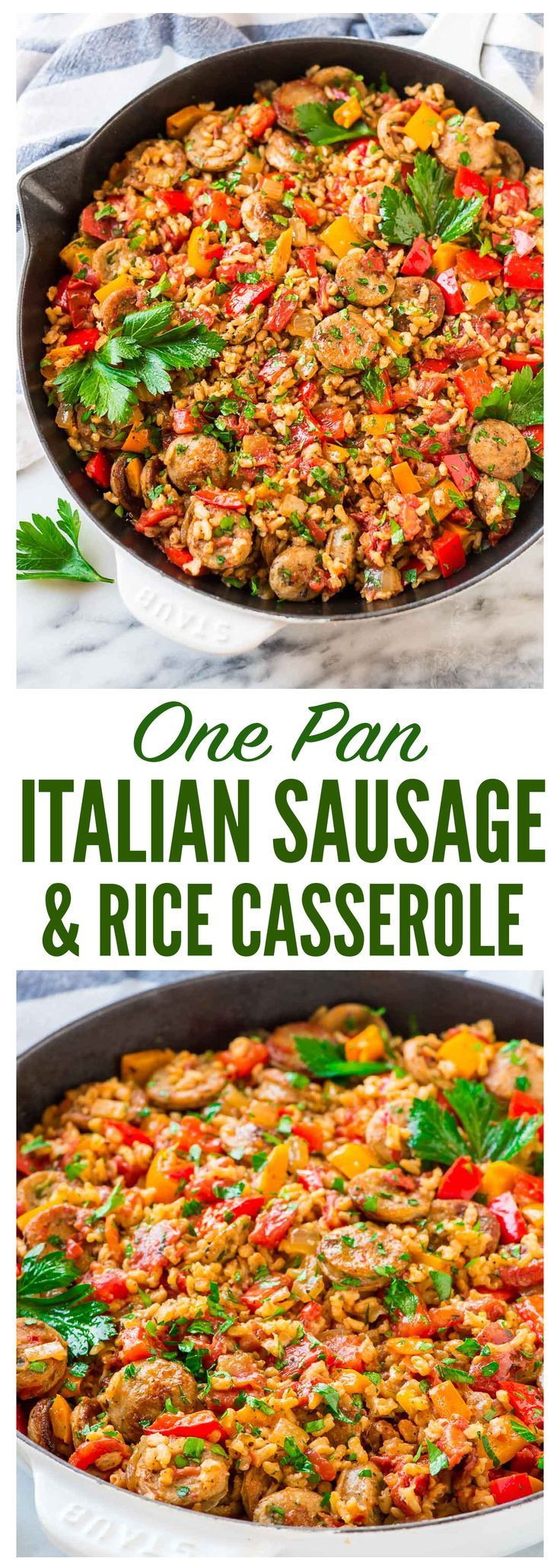 Recipes With Italian Sausage And Rice
 Quick and easy Italian Sausage and Rice Casserole Cooks