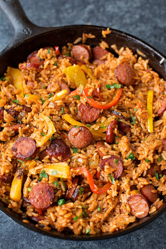 Recipes With Italian Sausage And Rice
 Sausage and Pepper Rice Skillet Life Made Simple