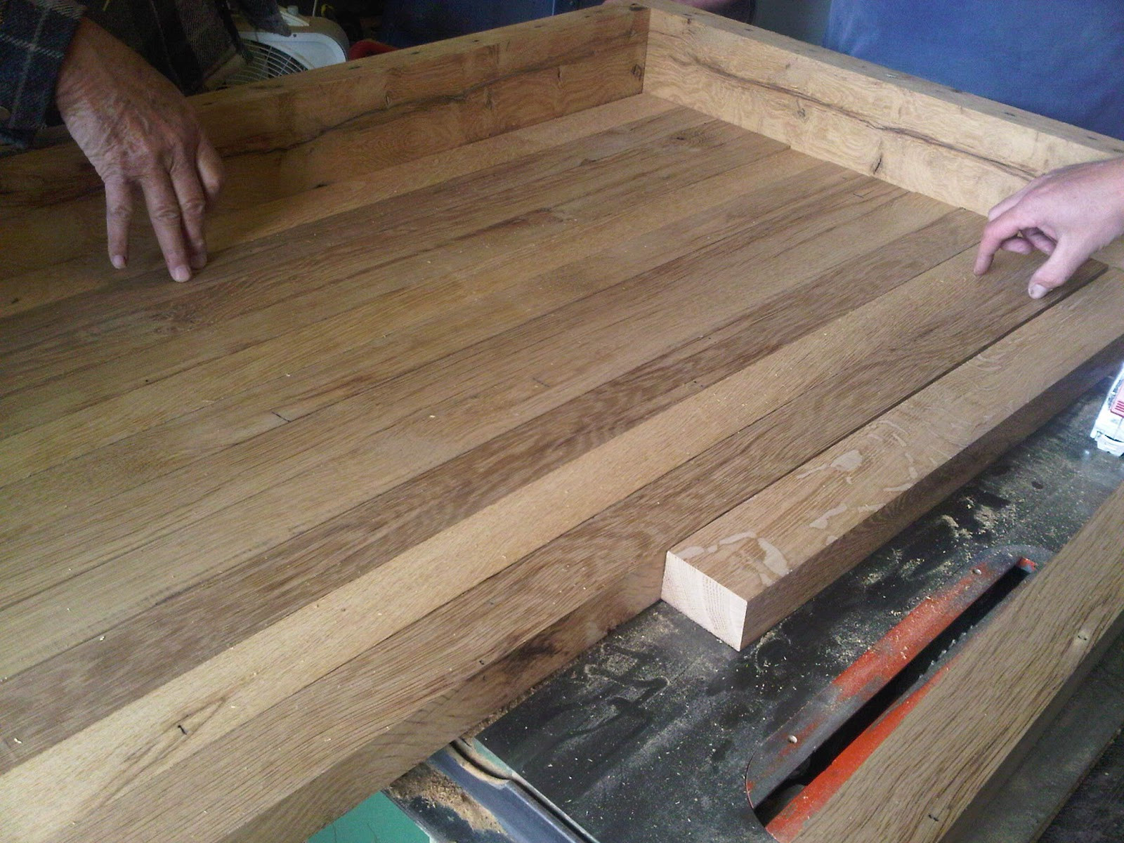 Reclaimed Wood Countertops DIY
 Remodelaholic