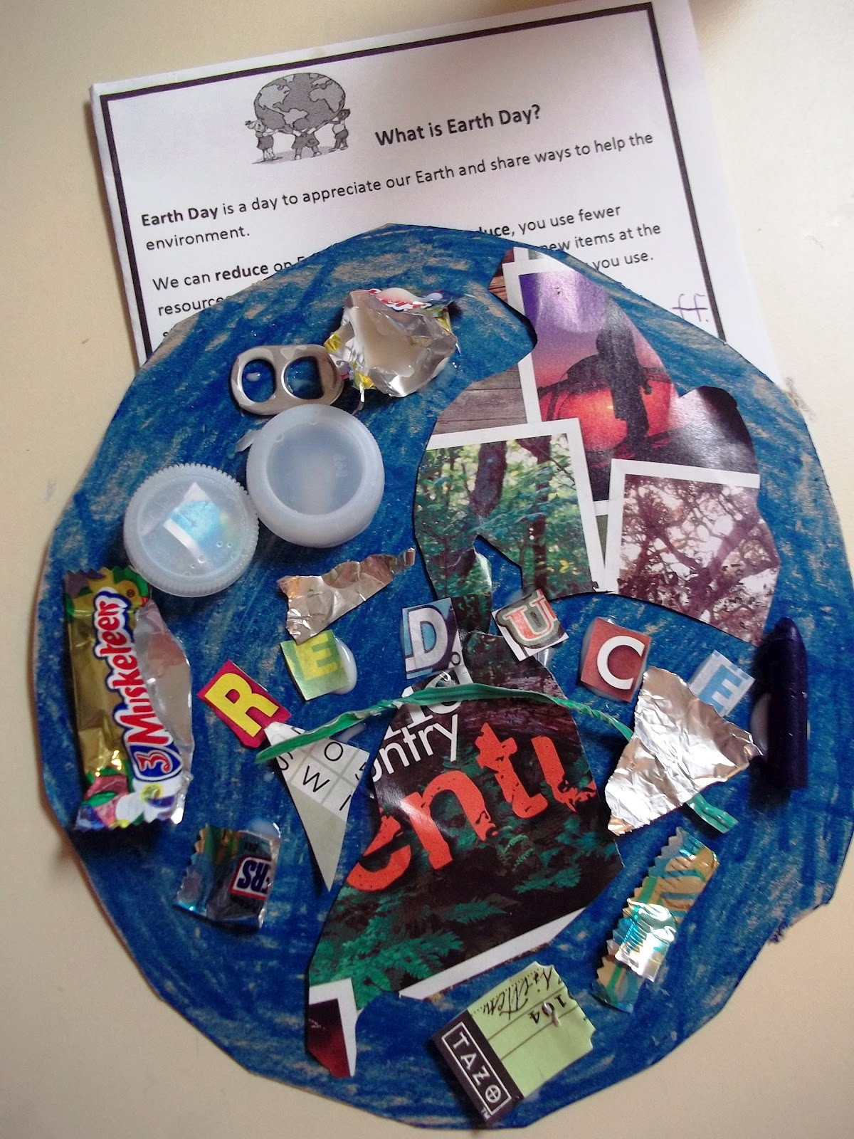 Recycling Craft For Preschoolers
 Sweet Tea Classroom R is for Real Earth Day Recycled Craft