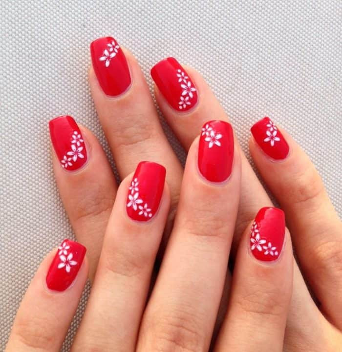 Red And White Nail Designs
 25 Hottest and Cute Red Nail Designs 2019 – SheIdeas