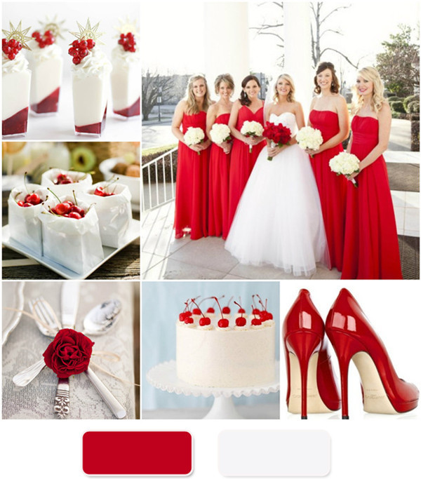 Red And White Wedding Decorations
 The Red Wedding Color bination Ideas