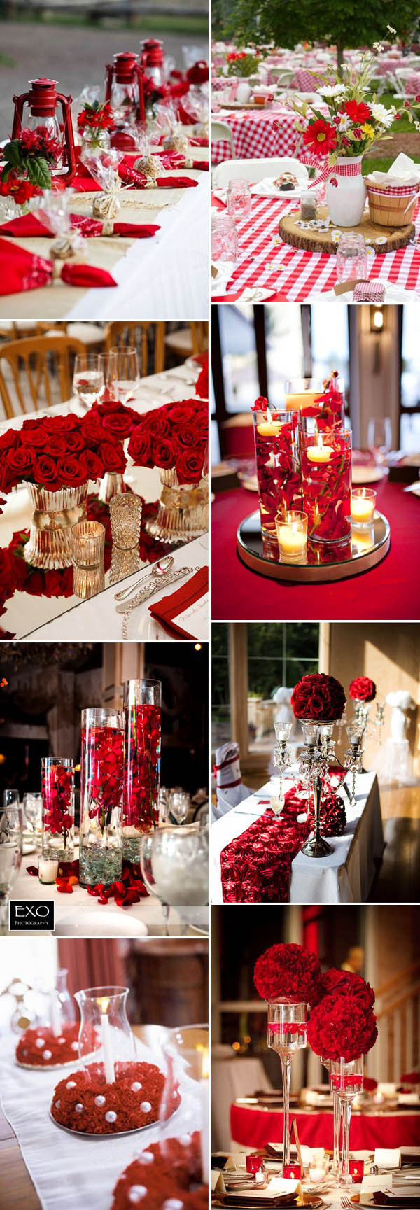 Red And White Wedding Decorations
 40 Inspirational Classic Red And White Wedding Ideas