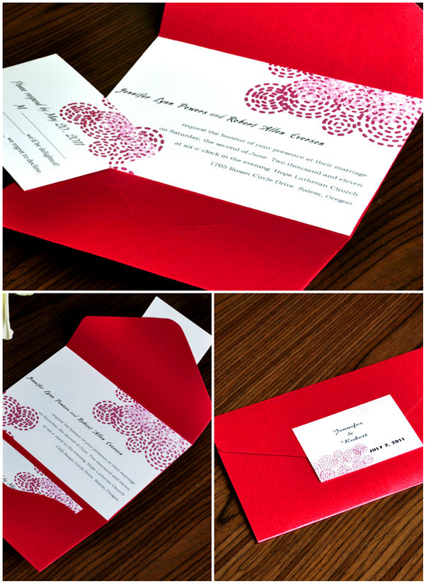 Red And White Wedding Invitations
 The Red Wedding Color bination Ideas