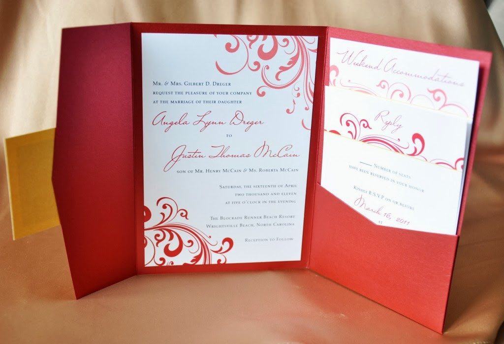 Red And White Wedding Invitations
 Karl Landry Wedding Invitations Blog Wedding Invitations