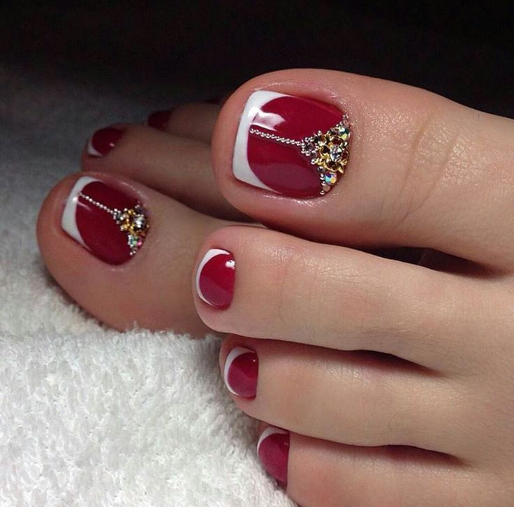 Red Toe Nail Designs
 20 Easy to Do Toe Nail Art Design Ideas for 2019