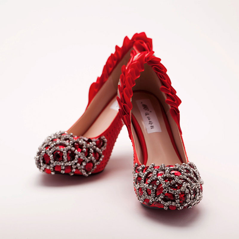 Red Wedding Shoes For Bride
 Red Wedding Shoes For Bride