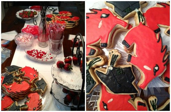 Red White And Black Graduation Party Ideas
 32 best images about Red & Black Graduation Party on