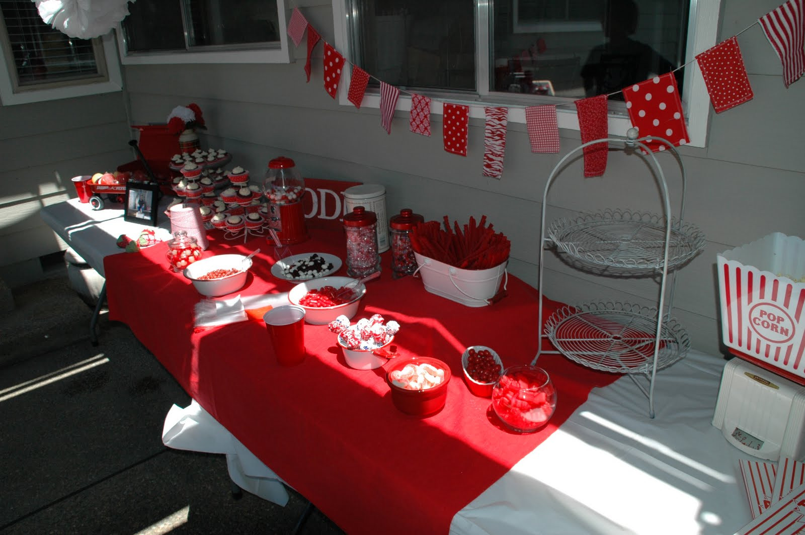 Red White And Black Graduation Party Ideas
 Lipstick and Laundry Red and White Graduation Party