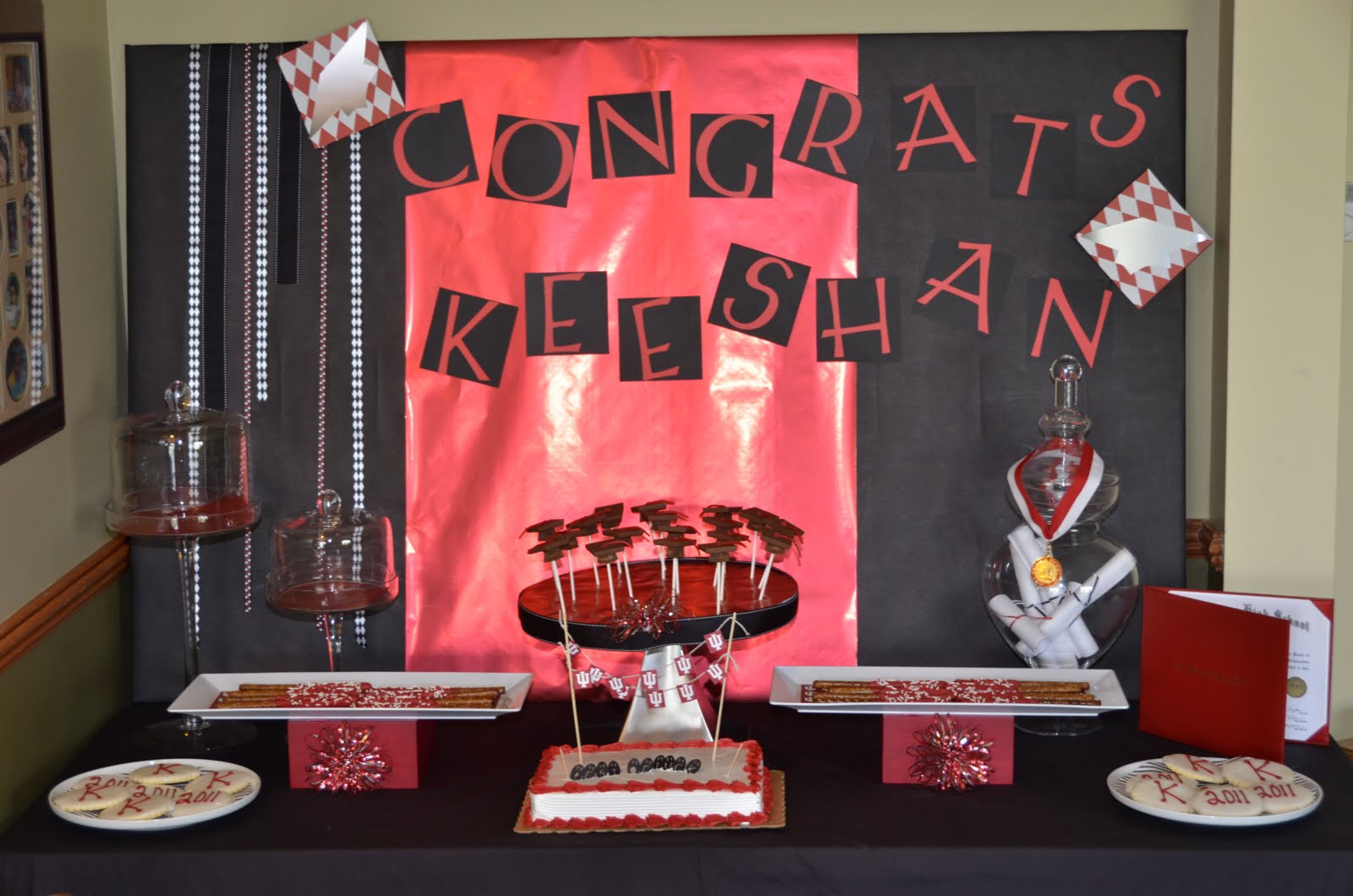 Red White And Black Graduation Party Ideas
 Graduation Party Ideas Graduation Party Ideas Black And Red