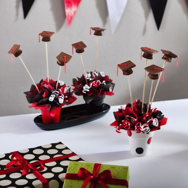 Red White And Black Graduation Party Ideas
 Red and black graduation decorations