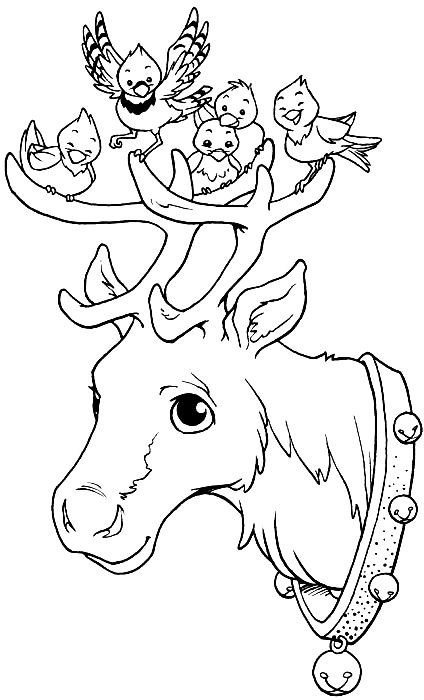 23 Of the Best Ideas for Reindeer Coloring Pages for Adults - Home