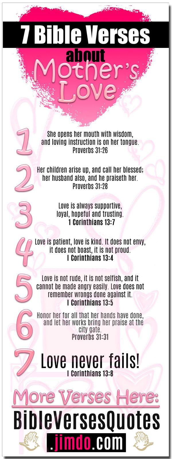 Religious Quotes About Mothers
 BIBLE VERSES ABOUT MOTHER S LOVE prayers