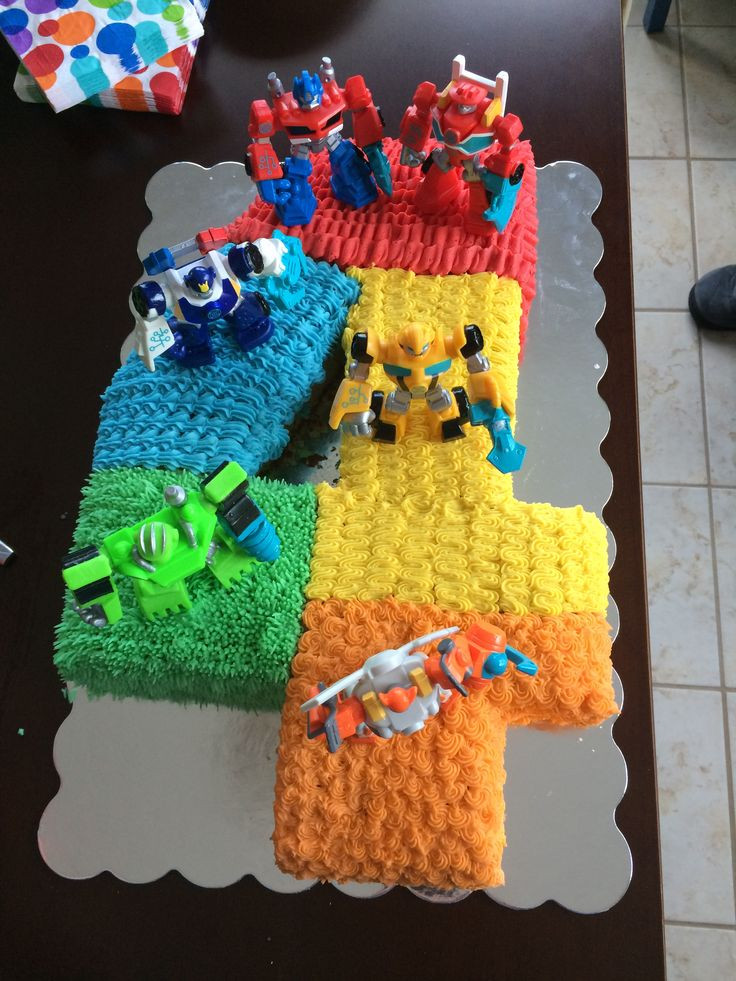 Rescue Bots Birthday Party
 Transformer Rescue Bot Cake