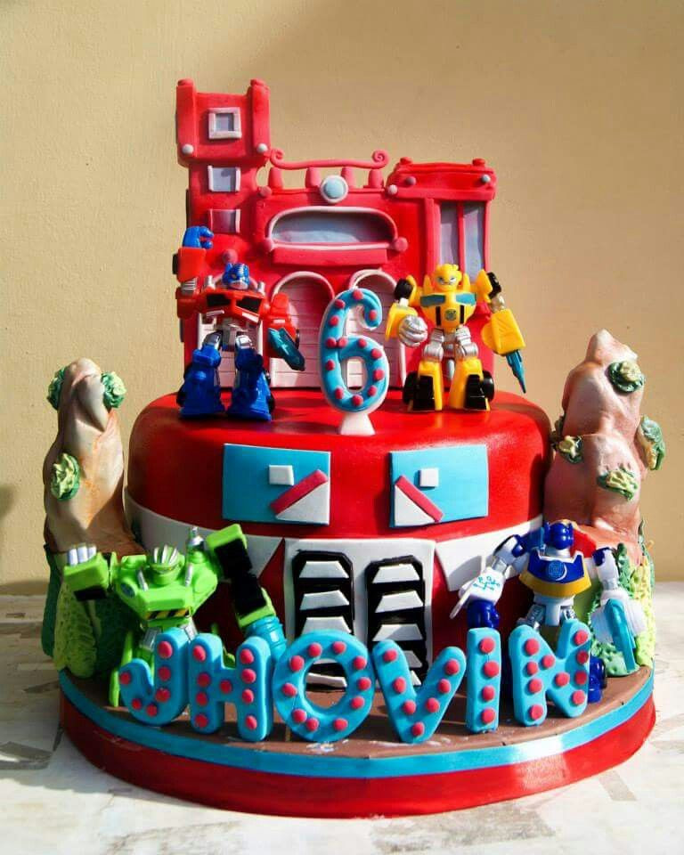 Rescue Bots Birthday Party
 Rescue bots cake …
