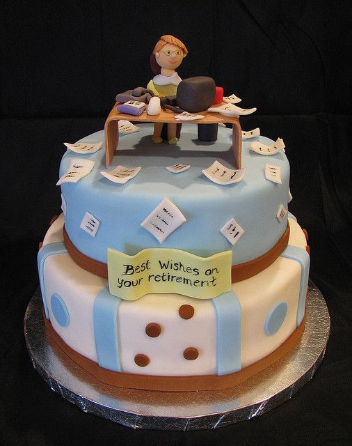 Retirement Party Cakes Ideas
 Retirement Cake by The Couture Cakery via Flickr