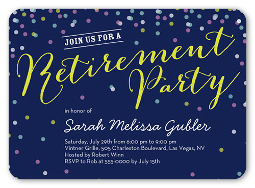 Retirement Party Invitations Ideas
 What to Write in a Retirement Card Retirement Messages