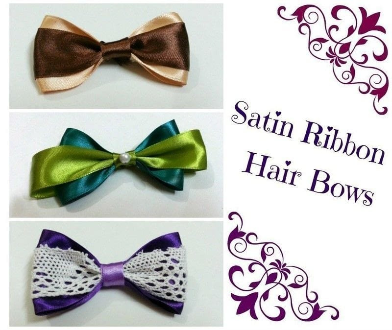 Ribbon Hair Bows DIY
 DIY Hair Bows 2 Ribbons · How To Make A Ribbon Hair Bow