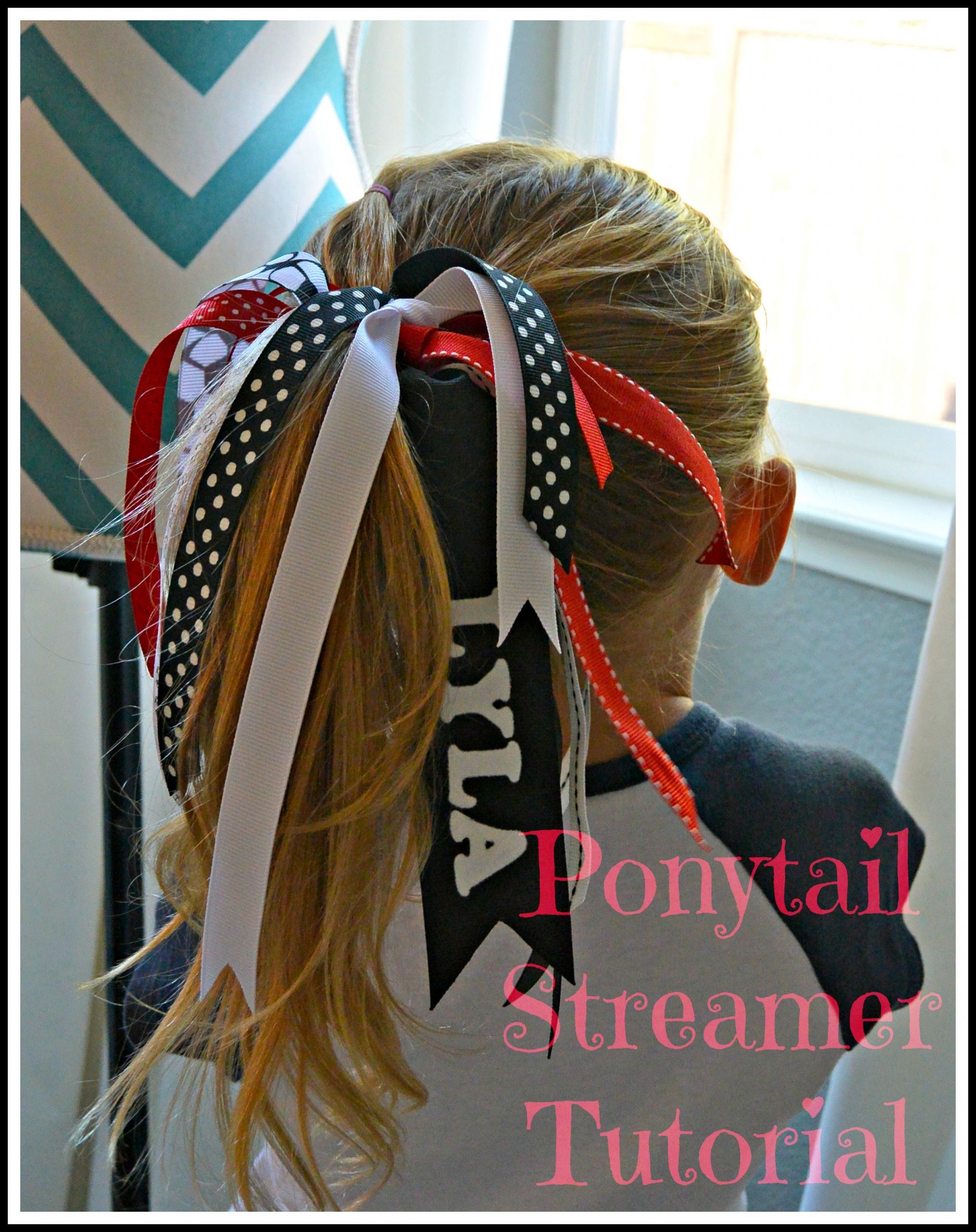 Ribbon Hair Ties DIY
 Ribbon pony tails for the girls might make ahead to wear