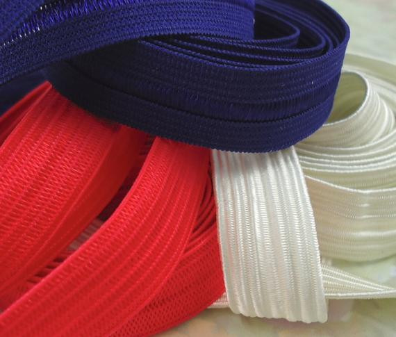 Ribbon Hair Ties DIY
 Items similar to Elastic Ribbon Stretch Fold Over Elastic